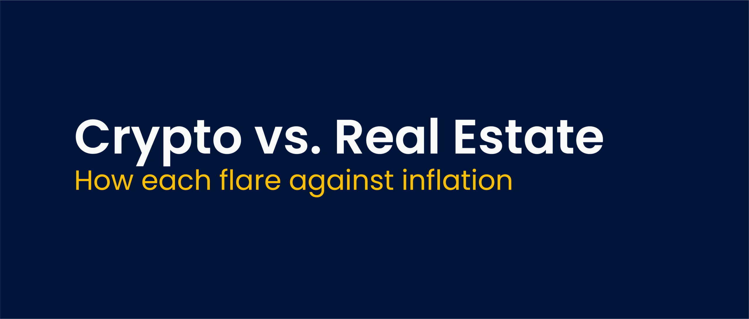 Crypto vs. Real Estate: Volatility, Predictability, and Consistent Cash Flows